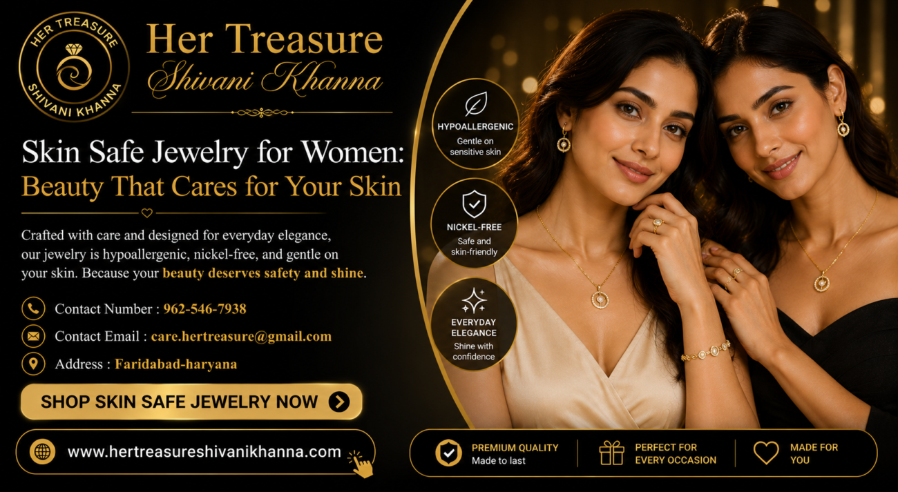 Skin Safe Jewelry for Women