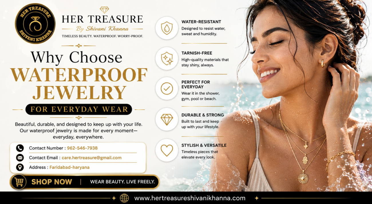 waterproof jewelry for everyday wear